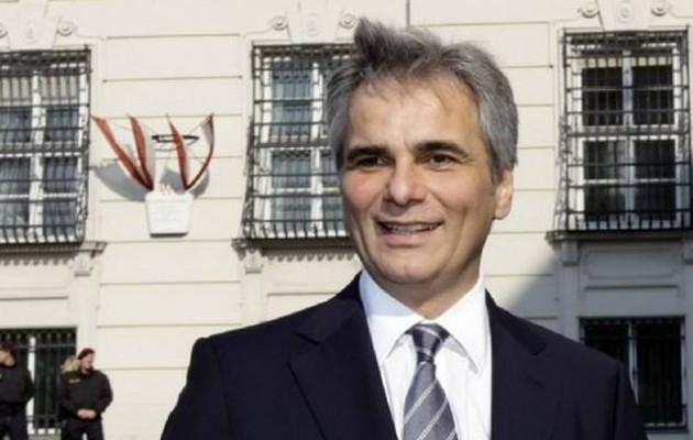 Ο Αυστριακός καγκελάριος επιτίθεται στον Σόιμπλε για την Ελλάδα