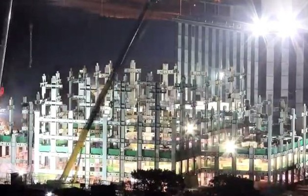 Ανέγερση ουρανοξύστη 57 ορόφων μέσα σε 19 ημέρες! (βίντεο)