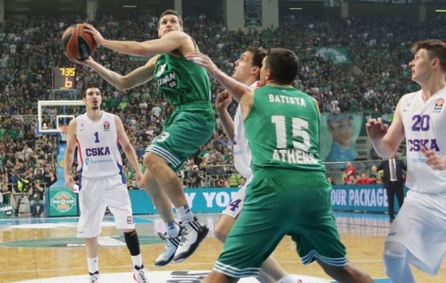 Ευρωλίγκα: ‘Ηττα Παναθηναϊκού από ΤΣΣΚΑ και αποκλεισμός