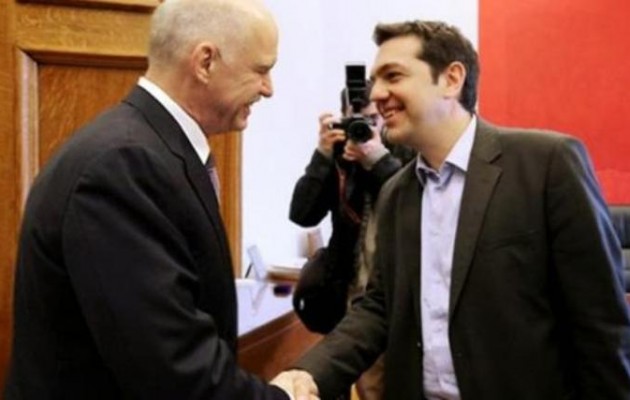 Συνάντηση Γιώργου Παπανδρέου – Αλέξη Τσίπρα στο Μαξίμου
