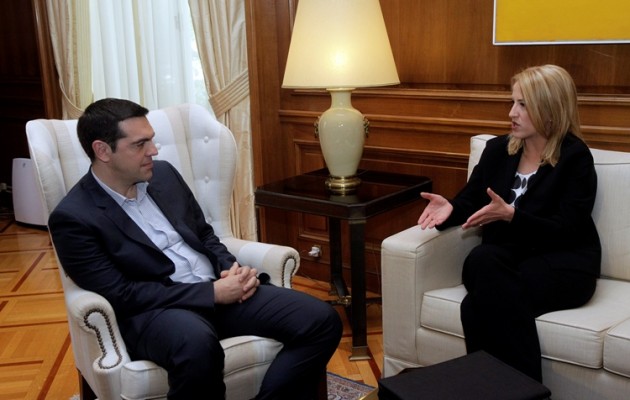 Μετά το Μαξίμου Αλέξης και Ρένα περπάτησαν στον Εθνικό Κήπο