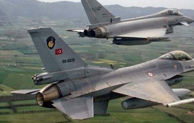 Συνεχίζουν τις προκλήσεις πάνω από το Αιγαίο οι Τούρκοι