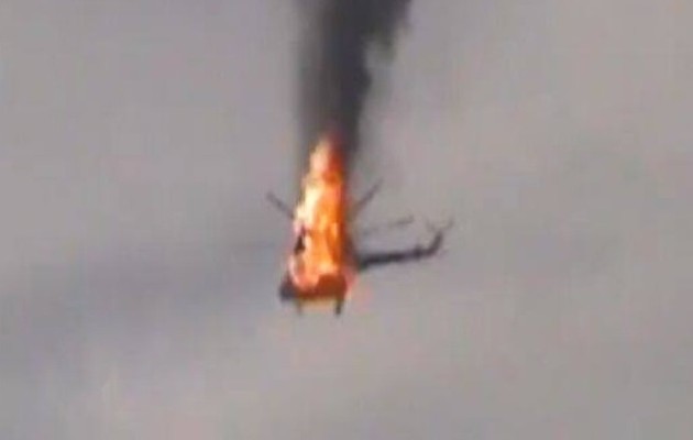 Το Ισλαμικό Κράτος ισχυρίζεται ότι κατέρριψε ελικόπτερο της Συρίας