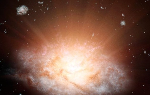 Γαλαξίας που λάμπει όσο 300 τρισεκατομμύρια ήλιοι
