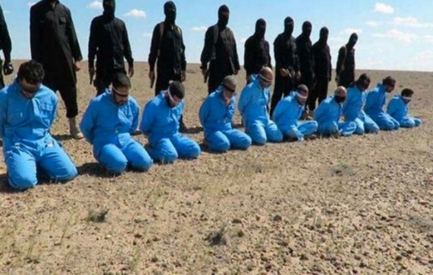 Ισλαμικό Κράτος: Νέα ομαδική εκτέλεση ομήρων με μπλε αντί πορτοκαλί φόρμες