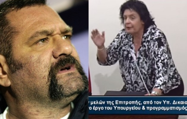Ο Λαγός “στρίμωξε” την Κανέλλη σε διάδρομο της Βουλής (βίντεο)