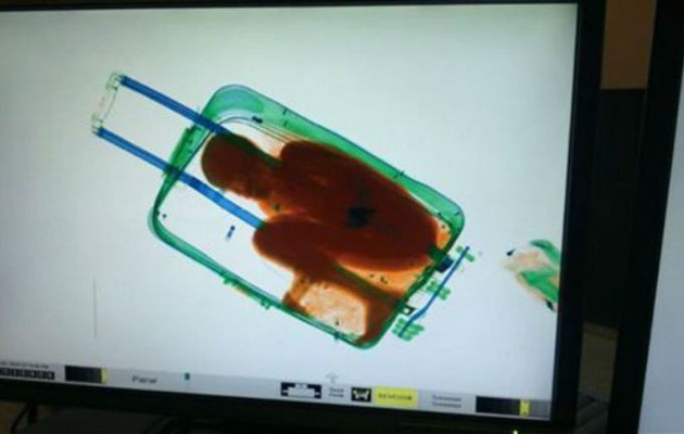 Μετανάστης κρύφτηκε… μέσα σε βαλίτσα