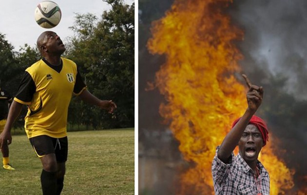 Οι διαδηλωτές σκοτώνονται και ο πρόεδρος του Μπουρούντι παίζει μπάλα