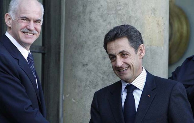 Ο Παπανδρέου τρολάρει ασύστολα τον Σαρκοζί