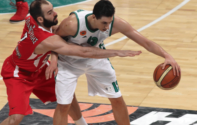 Α1 Μπάσκετ: Δίκαια πρώτος ο Ολυμπιακός νίκησε 77-66 τον Παναθηναϊκό