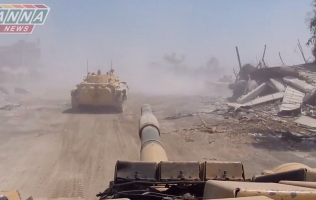 Δείτε μάχη στη Δαμασκό από τη θέση του οδηγού ενός συριακού τανκ (βίντεο)