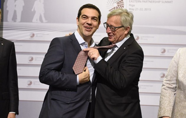 Αλέξη, τράβα μια “φάπα” στον Γιούνκερ να “ισιώσει”…