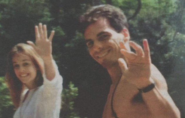 Ο Γιάνης Βαρουφάκης σε καλοκαιρινές στιγμές με την πρώην σύζυγό του