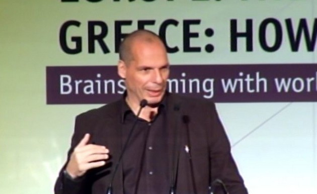 Ο Βαρουφάκης στο ΕΒΕΑ