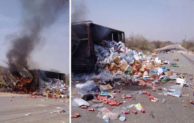 Η Σαουδική Αραβία βομβάρδισε στην Υεμένη φορτηγό με τρόφιμα