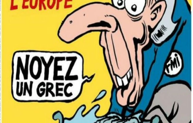 Charlie Hebdo: «Σώστε την Ευρώπη… Πνίξτε έναν Έλληνα»