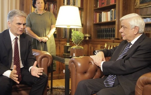 Φάιμαν σε Παυλόπουλο: Η ΕΕ πρέπει να υποστηρίξει την Ελλάδα