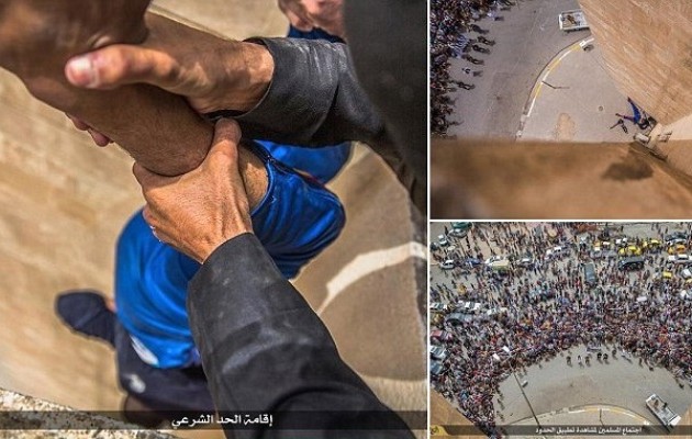 Το Ισλαμικό Κράτος πέταξε ομοφυλόφιλους από ταράτσα (σκληρές εικόνες)