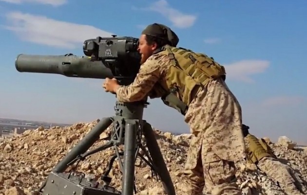 Τζιχαντιστές οπλισμένοι με αμερικανικά TOW προελαύνουν στη Συρία