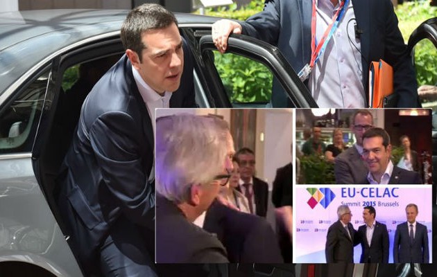 Βρυξέλλες: Η… ξινίλα του Γιούνκερ όταν συνάντησε τον Τσίπρα