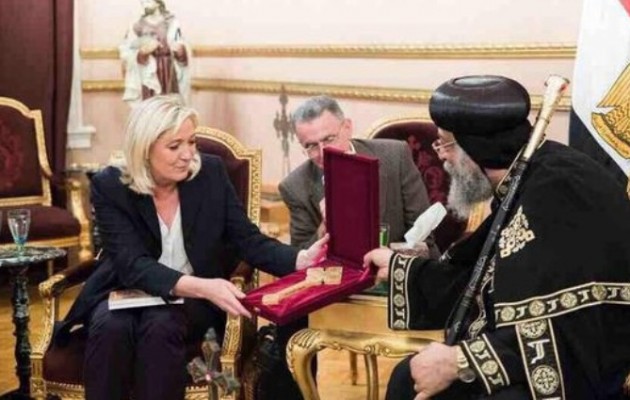 Στο πλευρό της Αιγύπτου ενάντια στους τζιχαντιστές η Μαρίν Λεπέν