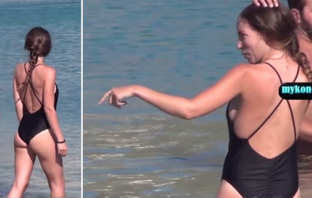 Το σούπερ ολόσωμο της Αθηνάς Οικονομάκου που προκάλεσε ενθουσιασμό (βίντεο)