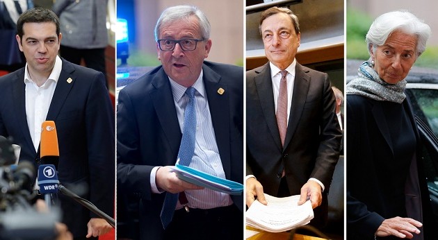 Ολονυχτία για Τσίπρα, Γιούνκερ, Ντράγκι και Λαγκάρντ