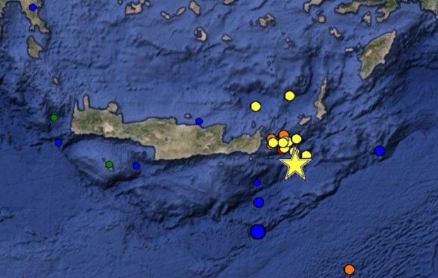 Ισχυρός σεισμός 5,4 Ρίχτερ κούνησε την Κρήτη