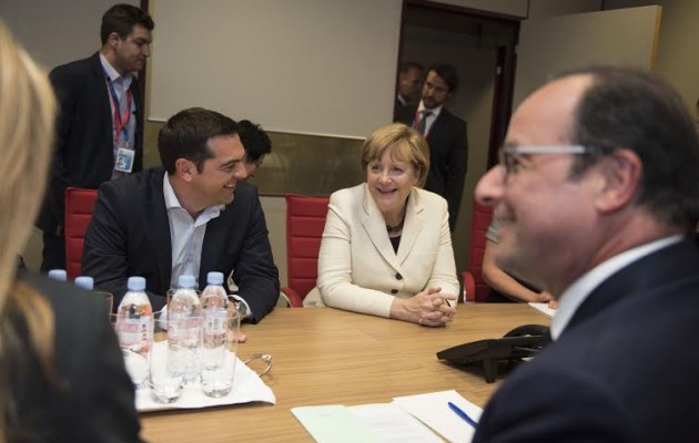 Αισιόδοξος ο Τσίπρας για συμφωνία μετά την συνάντηση με Μέρκελ και Ολάντ