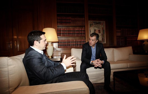 Θεοδωράκη – Γεννηματά ενημερώνει ο Τσίπρας για τις διαπραγματεύσεις