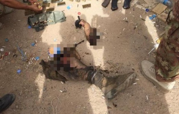 Ιρακινοί στρατιώτες διαμέλισαν τζιχαντιστή πριν ανατιναχτεί πάνω τους (φωτογραφίες)