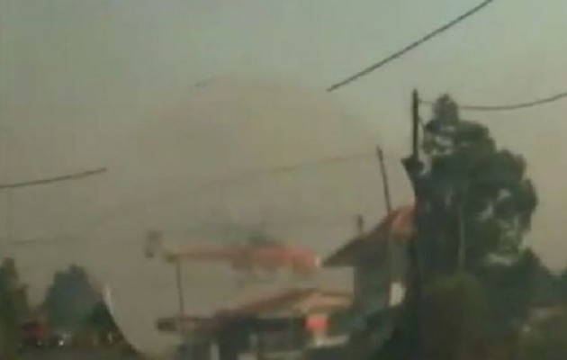 Απίστευτο βίντεο με παραλίγο τραγωδία με ελικόπτερο στη Λακωνία
