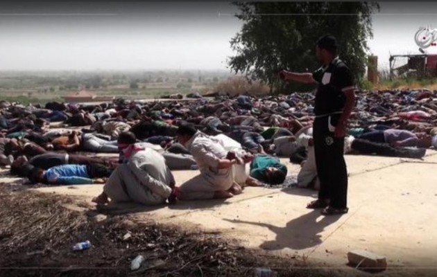 Νέο βίντεο από το Ισλαμικό Κράτος της μεγάλης σφαγής 1.700 Ιρακινών στην Τικρίτ