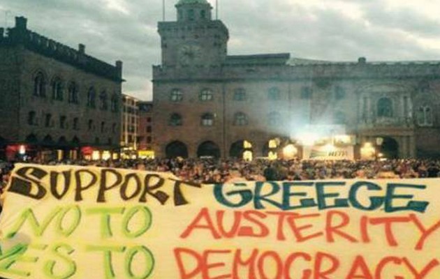 Κινητοποιήσεις αλληλεγγύης υπέρ του «όχι» στην Ιταλία