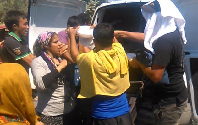 Επεισόδια μεταξύ μεταναστών για ένα πιάτο φαγητό (φωτογραφίες)