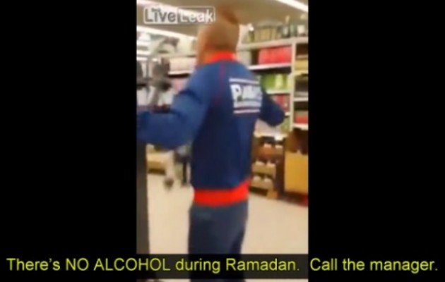 Μουσουλμάνος σε έξαλλη κατάσταση σπάει κάβα στο Παρίσι (βίντεο)