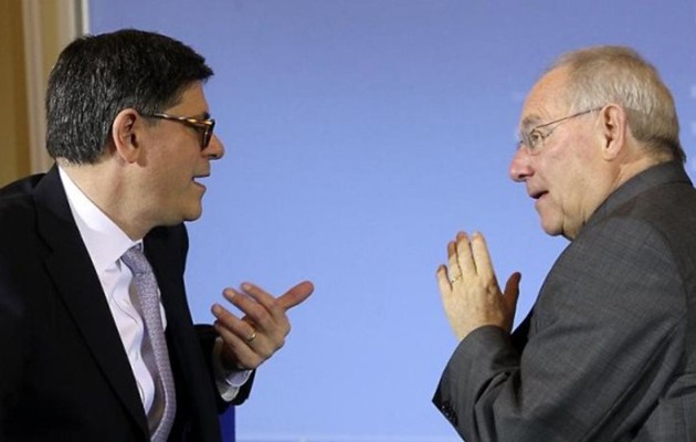 Ο Λιου «βάζει χέρι» στον Σόιμπλε για την αναδιάρθρωση του ελληνικού χρέους