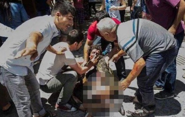 Οργή Κούρδων ενάντια σε Ερντογάν και Ισλαμικό Κράτος για το μακελειό στη Σουρούτς