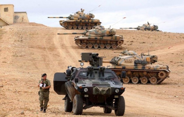 Τουρκικά τανκς επιτέθηκαν στους Κούρδους YPG που πολεμάνε το Ισλαμικό Κράτος