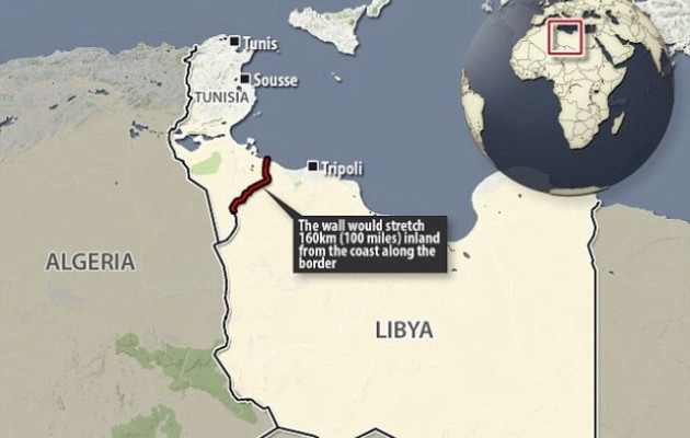 Η Τυνησία χτίζει τείχος μήκους 160 χλμ για να σταματήσει το Ισλαμικό Κράτος