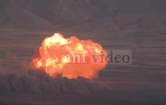 Συγκλονιστικό βίντεο: Οι Κούρδοι ανατινάζουν τουρκικό αγωγό