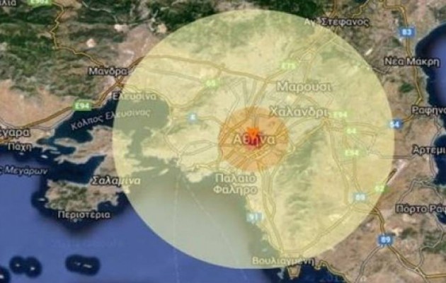 Δείτε τι θα γινόταν αν χτύπαγε την Αθήνα ατομική βόμβα