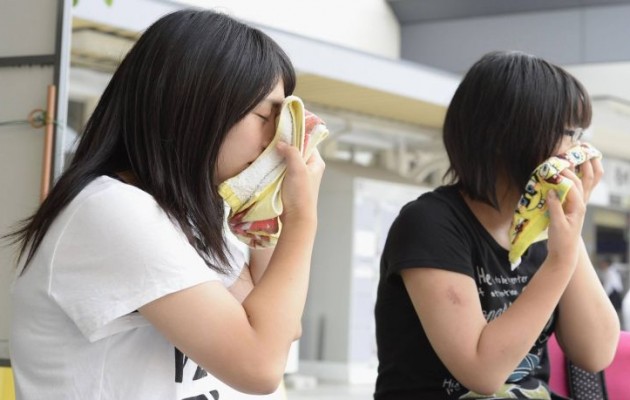 Νεκροί και χιλιάδες στα νοσοκομεία από τον καύσωνα στην Ιαπωνία