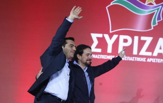 Oι Podemos προεξοφλούν νίκη Τσίπρα – “Πάλεψε και άλλαξε την Ευρώπη”