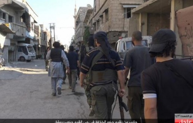 Το Ισλαμικό Κράτος εισέβαλε σε συνοικία της πρωτεύουσας της Συρίας (φωτο)