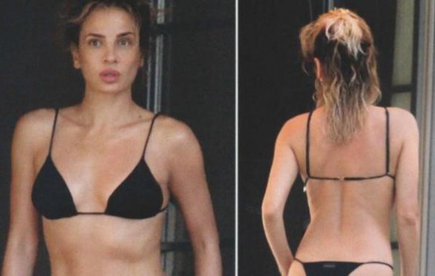 Η Δήμητρα Ματσούκα με μικροσκοπικό μπικίνι ποζάρει μπρος και πίσω (φωτογραφίες)