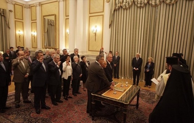 Ορκίστηκε η υπηρεσιακή κυβέρνηση – 22 υπουργοί και αναπληρωτές