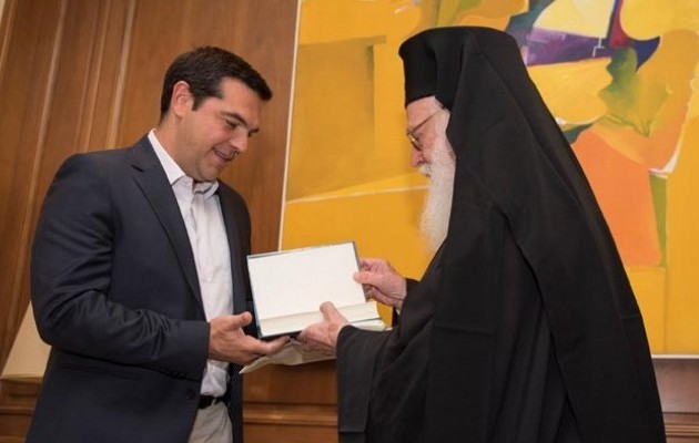 Την ευχή του στον Αλέξη έδωσε ο Αρχιεπίσκοπος Αλβανίας Αναστάσιος