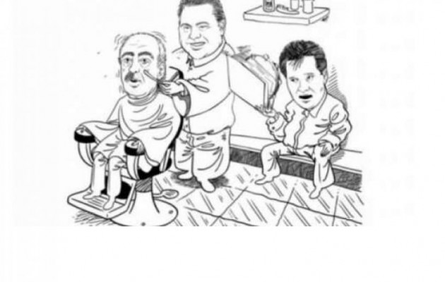 Ο Καμμένος ξυρίζει το μουστάκι και τη… μαγκιά Μεϊμαράκη (βίντεο)