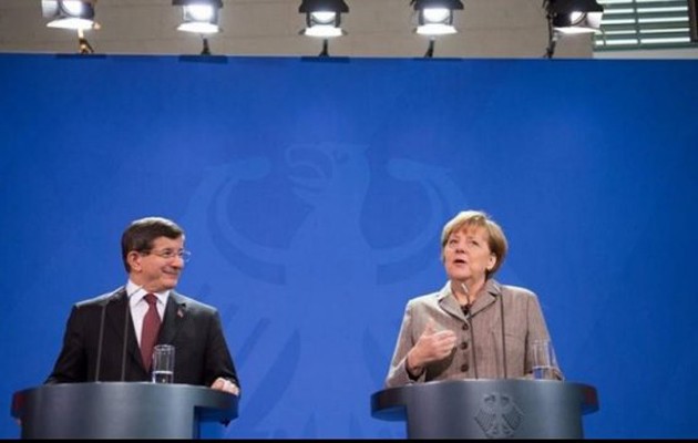 Πολιτική λύση στον πόλεμο της Συρίας θέλουν Μέρκελ – Νταβούτογλου